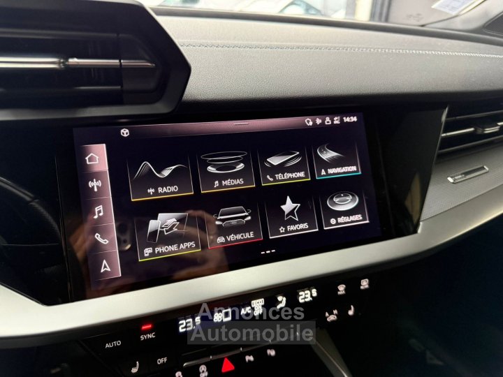 Audi A3 Sportback 35 TDI 150 S tronic 7 S Line / CAMERA AR / PACK HIVER / KEYLESS GO / ACC - 20