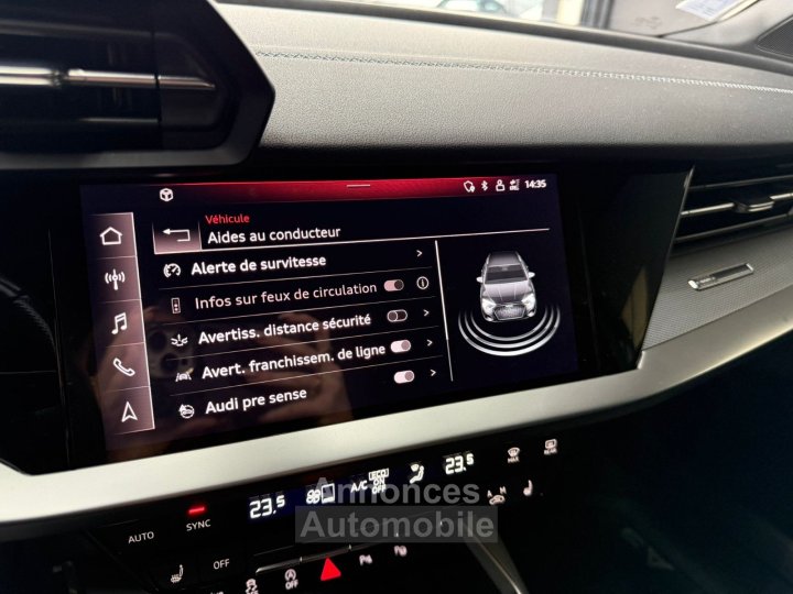 Audi A3 Sportback 35 TDI 150 S tronic 7 S Line / CAMERA AR / PACK HIVER / KEYLESS GO / ACC - 25