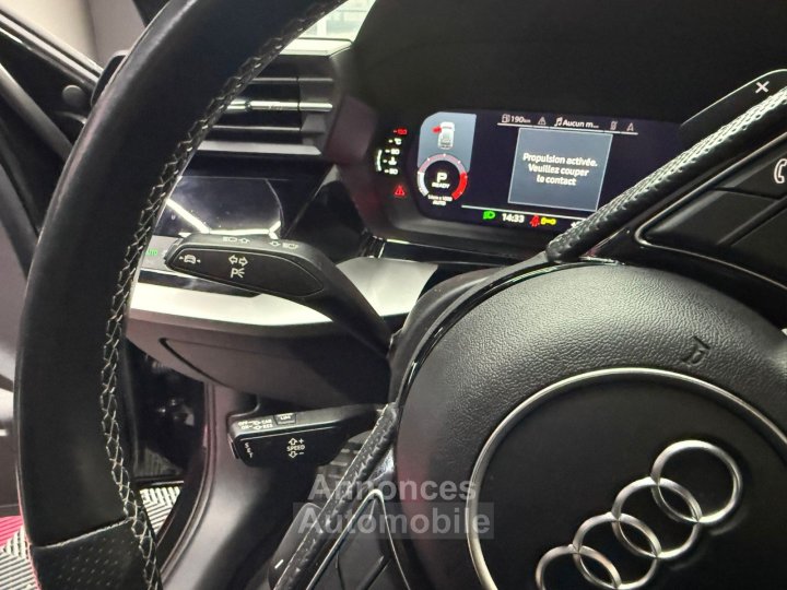 Audi A3 Sportback 35 TDI 150 S tronic 7 S Line / CAMERA AR / PACK HIVER / KEYLESS GO / ACC - 32