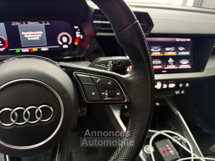 Audi A3 Sportback 35 TDI 150 S tronic 7 S Line / CAMERA AR / PACK HIVER / KEYLESS GO / ACC - 33