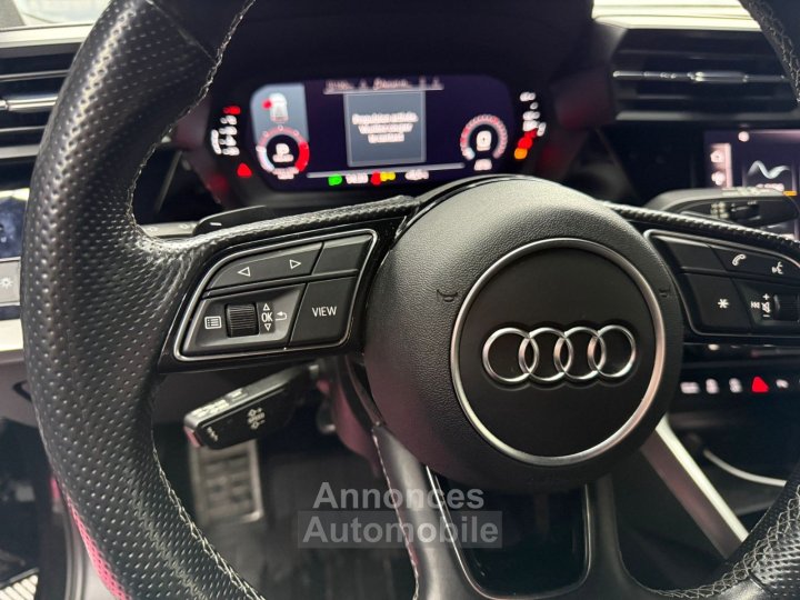 Audi A3 Sportback 35 TDI 150 S tronic 7 S Line / CAMERA AR / PACK HIVER / KEYLESS GO / ACC - 35