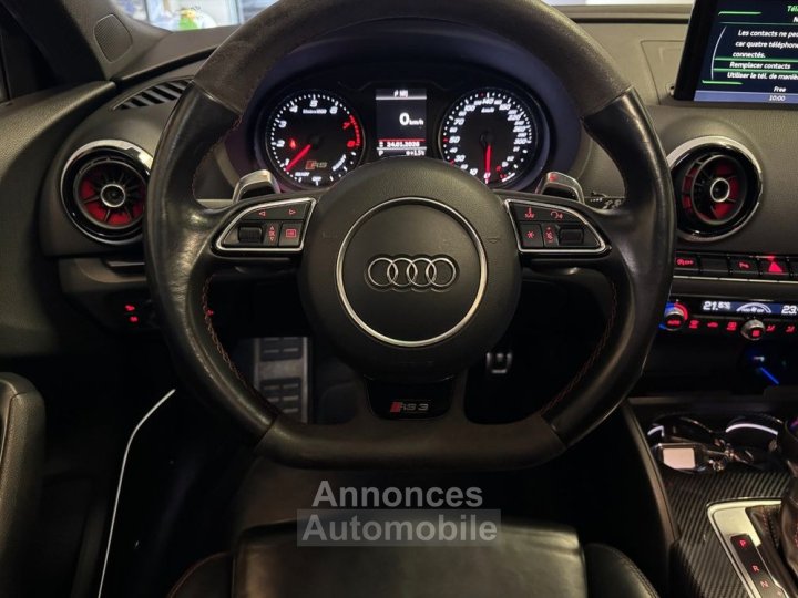 Audi RS3 sportback 25 tfsi 367ch quattro s tronic 7 ligne rs-sieges diamants-reprog ethanol-stage 1 - 4
