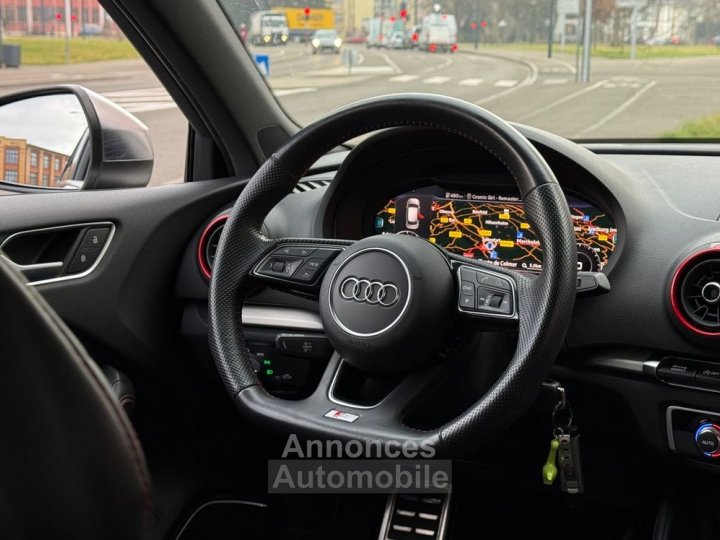 Audi S3 sportback 20 tfsi 310 black edition quattro s-tronic bva-garantie 6 mois - 17