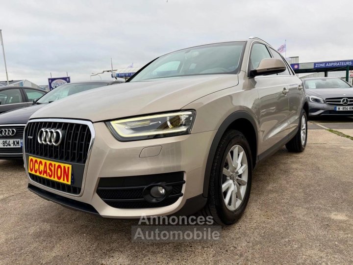 Audi Q3 20 TDI 140CH QUATTRO S TRONIC 7/ FACTURE ENTRETIEN DISPO / DISTRIBUTION NEUVE / PAS ADBLUE - 1