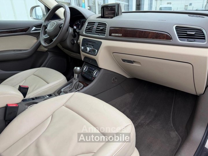 Audi Q3 20 TDI 140CH QUATTRO S TRONIC 7/ FACTURE ENTRETIEN DISPO / DISTRIBUTION NEUVE / PAS ADBLUE - 10