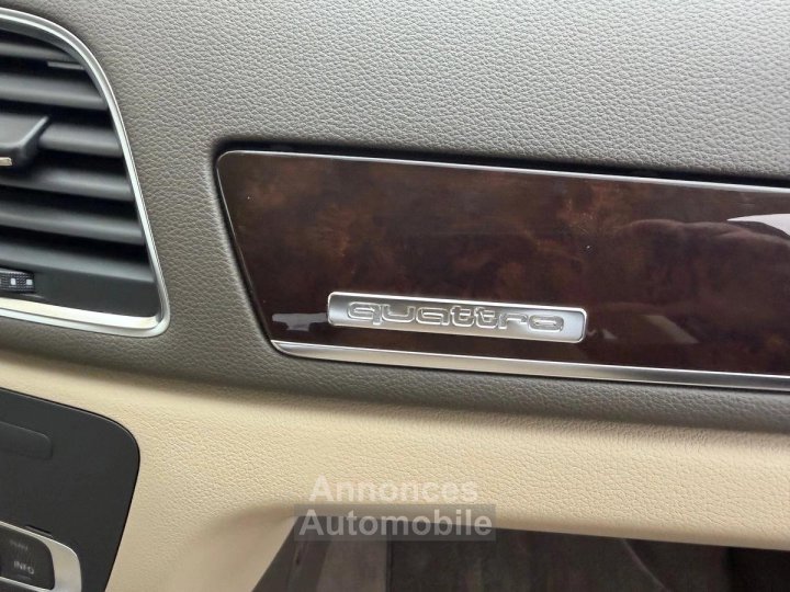 Audi Q3 20 TDI 140CH QUATTRO S TRONIC 7/ FACTURE ENTRETIEN DISPO / DISTRIBUTION NEUVE / PAS ADBLUE - 17