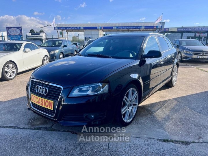Audi A3 SPORTBACK 1,6 TDI 105CH / XENON / RADAR AV AR / DISTRI OK - 2
