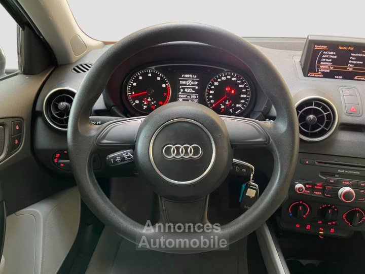 Audi A1 Sportback 12 TFSI 86ch Attraction boite manuelle - 10