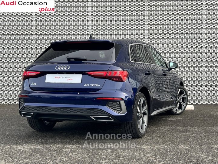 Audi A3 Sportback 40 TFSIe 204 S tronic 6 S Line - 6