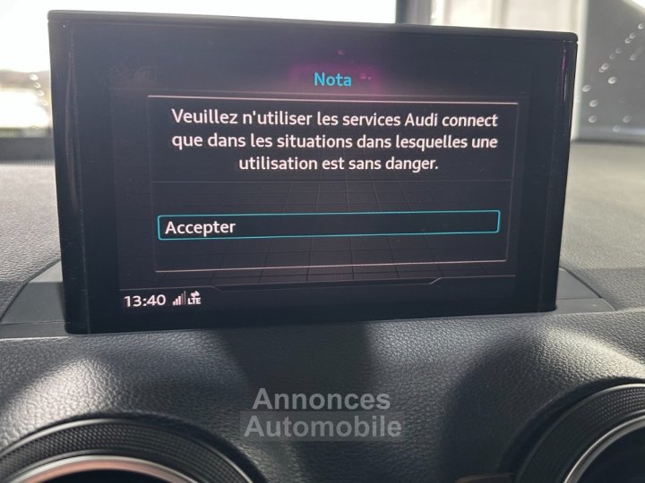 Audi Q2 S Line 16 TDI 116 ch S tronic 7 ~ Climatisation auto bi-zone ~ Radars AR ~ Freins à mains électrique ~ Régulateur - 23