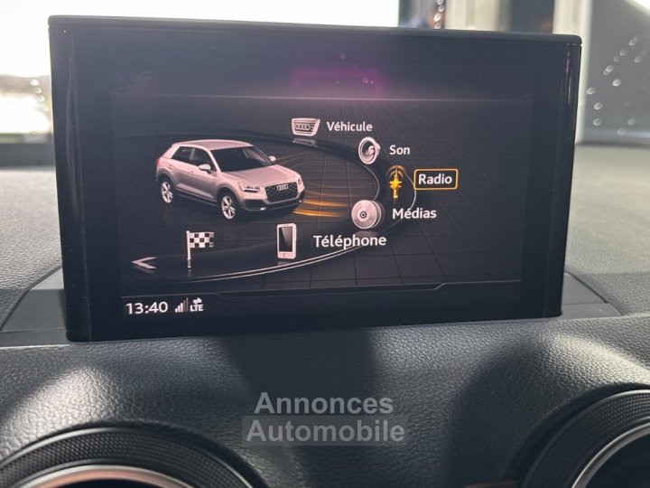 Audi Q2 S Line 16 TDI 116 ch S tronic 7 ~ Climatisation auto bi-zone ~ Radars AR ~ Freins à mains électrique ~ Régulateur - 25