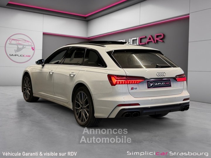 Audi S6 AVANT 30 TDI V6 BI-Turbo 349 ch Quattro Tiptronic 8 SUIVI COMPLET - SUSOENSION PILOTE - TOIT OUVRANT - BO - CAM 360 - KEYLESS - 3