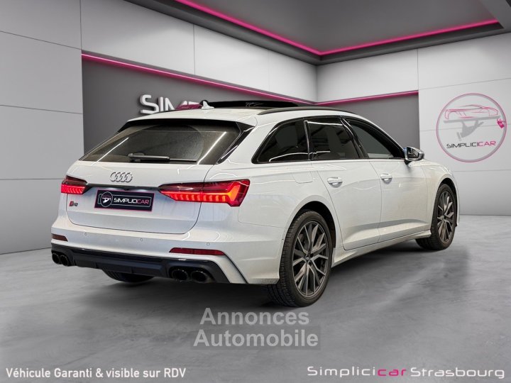 Audi S6 AVANT 30 TDI V6 BI-Turbo 349 ch Quattro Tiptronic 8 SUIVI COMPLET - SUSOENSION PILOTE - TOIT OUVRANT - BO - CAM 360 - KEYLESS - 8