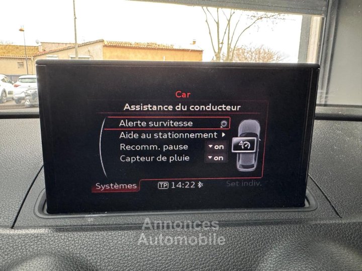 Audi S3 20 TFSI 300 Quattro S-Tronic 6 / ENTRETIEN / SIEGES CHAUFFANTS / NAVIGATION - 17