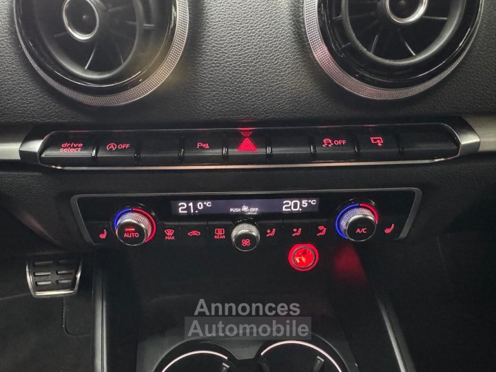 Audi S3 20 TFSI 300 Quattro S-Tronic 6 / ENTRETIEN / SIEGES CHAUFFANTS / NAVIGATION - 20