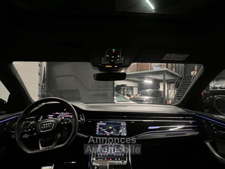 Audi RS Q8 RSQ8 TVA Toit panoramique Attelage électrique Freins carbone céramique - 8