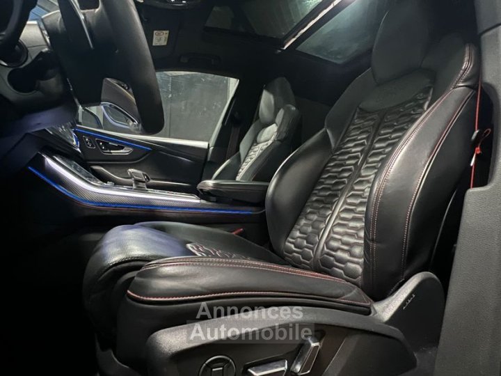 Audi RS Q8 RSQ8 TVA Toit panoramique Attelage électrique Freins carbone céramique - 9
