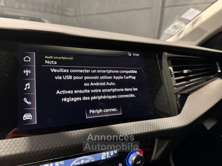 Audi A1 Sportback 10 115ch advanced s-tronic carplay line assist virtual cockpit afu - 10