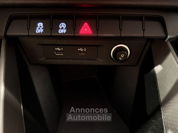 Audi A1 Sportback 10 115ch advanced s-tronic carplay line assist virtual cockpit afu - 39