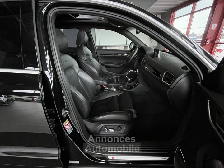 Audi RS Q3 RSQ3 2,5 TFSI 367 S-TRONIC 7 QUATTRO TOIT PANORAMIQUE OUVRANT GPS CAMERA KEYLESS HIFI BOSE REGULATEU - 16