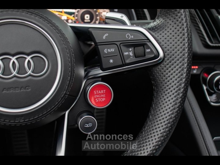 Audi R8 Spyder V10 Plus - 52l - 610ch - FULL CARBONE ! - 21