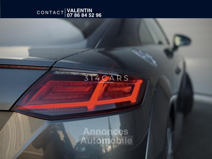 Audi TT Coupé S-Line 18 TFSI - 180 - BV S-tronic - CarPlay - Garantie 6 mois - 10
