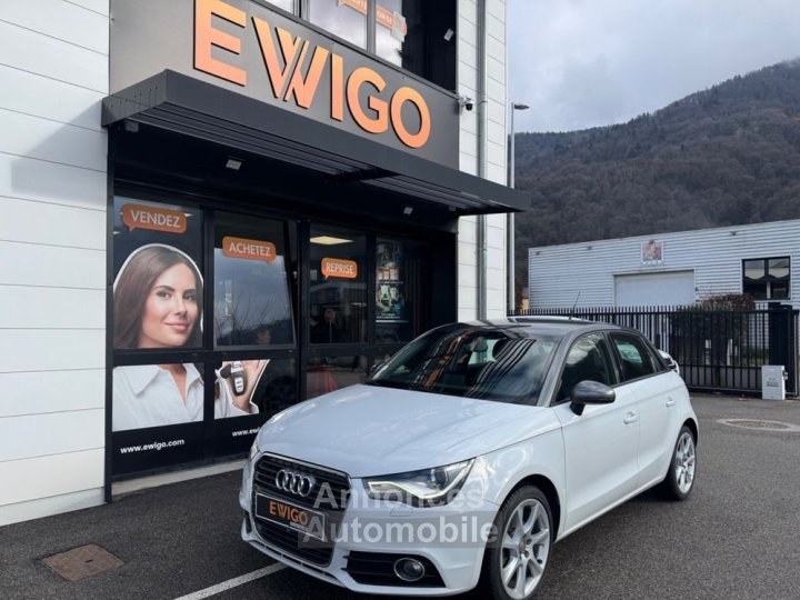 Audi A1 Sportback 14 tfsi 120ch ambiente s-tronic bva + gps sieges chauffants radar av-ar - 1