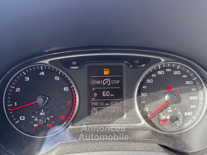 Audi A1 Sportback 14 tfsi 120ch ambiente s-tronic bva + gps sieges chauffants radar av-ar - 19