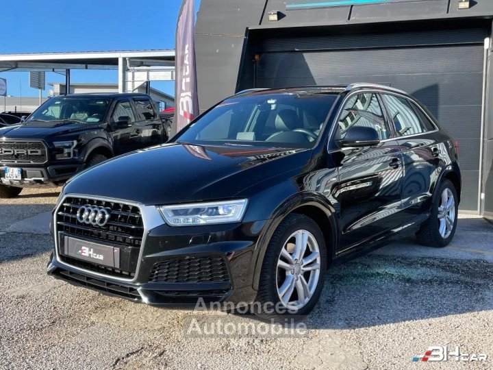 Audi Q3 20 TDI 150 S-TRONIC S-LINE - Cuir alcantara chauffants - Phares LED - Suivi complet - 2
