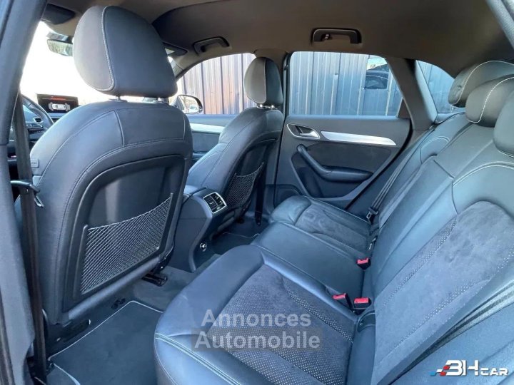 Audi Q3 20 TDI 150 S-TRONIC S-LINE - Cuir alcantara chauffants - Phares LED - Suivi complet - 13