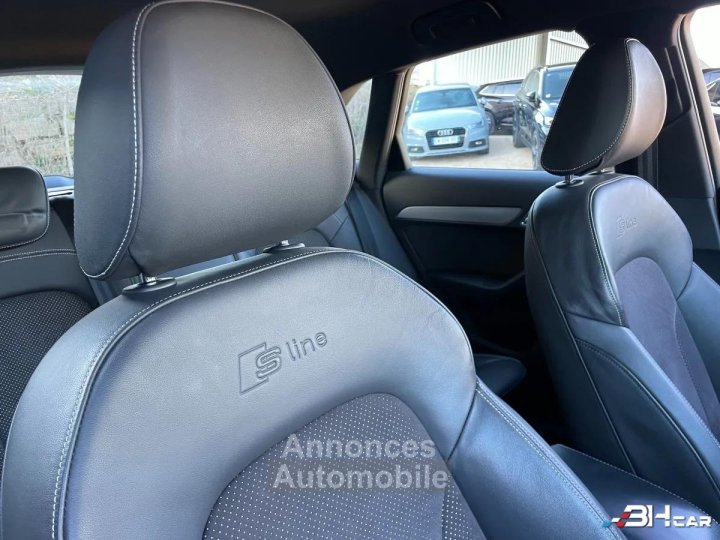 Audi Q3 20 TDI 150 S-TRONIC S-LINE - Cuir alcantara chauffants - Phares LED - Suivi complet - 20