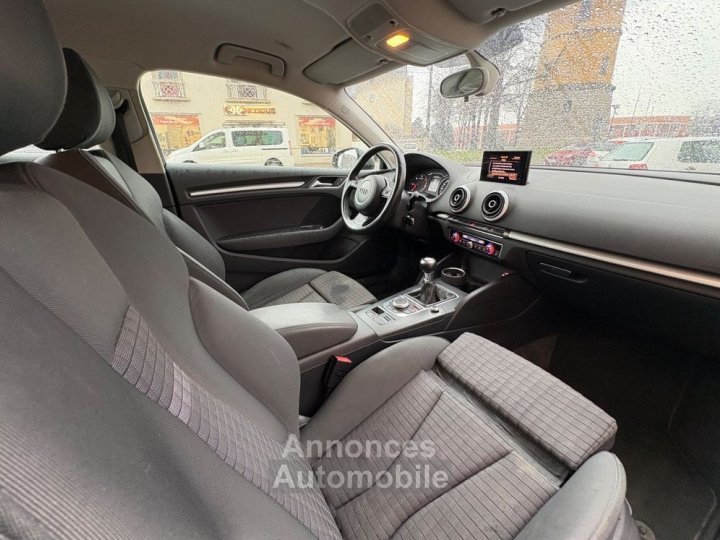 Audi A3 Sportback 16 tdi 105 advanced plus start-stop-sieges chauffants-garantie 12 mois - 11