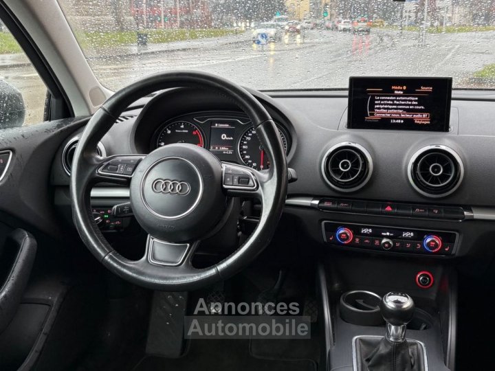 Audi A3 Sportback 16 tdi 105 advanced plus start-stop-sieges chauffants-garantie 12 mois - 15