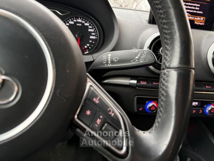 Audi A3 Sportback 16 tdi 105 advanced plus start-stop-sieges chauffants-garantie 12 mois - 24
