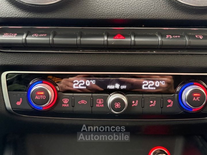 Audi A3 Sportback 16 tdi 105 advanced plus start-stop-sieges chauffants-garantie 12 mois - 25