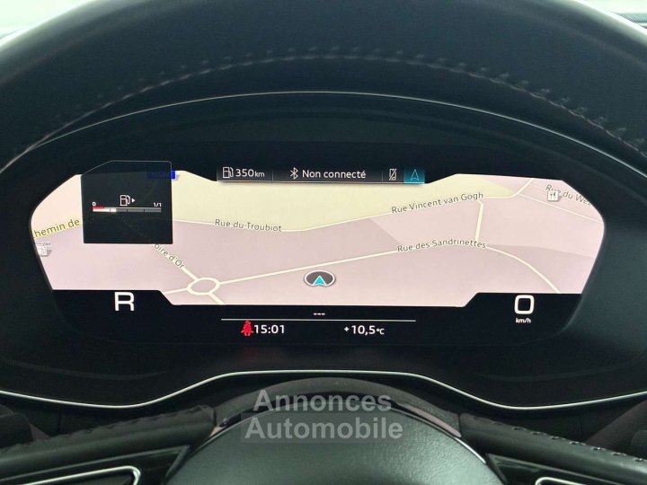 Audi A4 BREAK 20TDi SPORT-COCKPIT-GPS-CUIR-SHADOWLINE-PDC - 17
