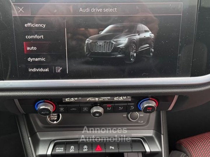 Audi Q3 Sportback 15 35 tfsi 150 mhev s-line bva toit ouvrant - 27