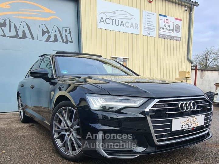 Audi A6 50 TFSIE 299 Ch S Line TO- B&O- Si&egrave;ges ventil&eacute;s chauffants- Soft Close- TV- MATRIX LEDS - 1