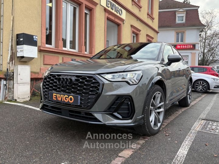 Audi Q3 Sportback 15 35 tfsi 150 s-line s-tronic 7 black edition bva toit ouvrant garantie constructeur - 1