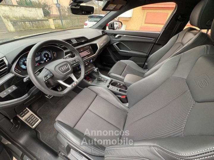 Audi Q3 Sportback 15 35 tfsi 150 s-line s-tronic 7 black edition bva toit ouvrant garantie constructeur - 12