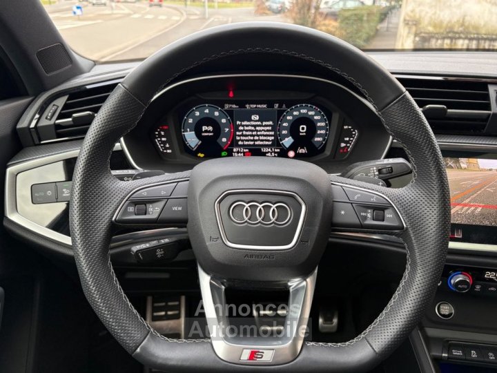 Audi Q3 Sportback 15 35 tfsi 150 s-line s-tronic 7 black edition bva toit ouvrant garantie constructeur - 16