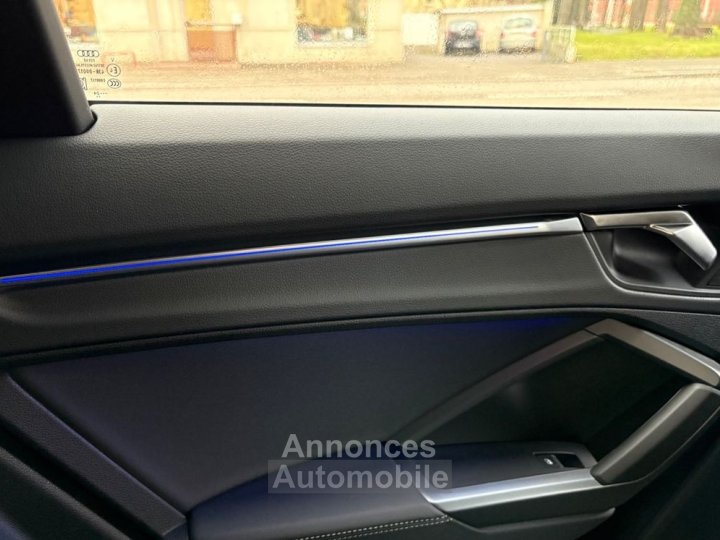 Audi Q3 Sportback 15 35 tfsi 150 s-line s-tronic 7 black edition bva toit ouvrant garantie constructeur - 26