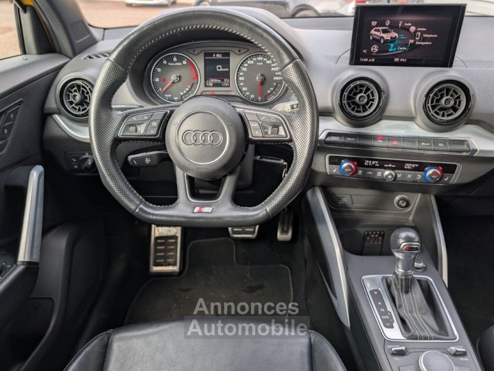 Audi Q2 14 35 tfsi 150ch s-line bva entretien siege chauffant apple carplay camera recul - 11