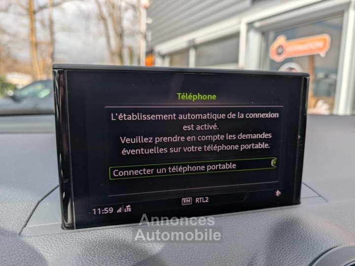 Audi Q2 14 35 tfsi 150ch s-line bva entretien siege chauffant apple carplay camera recul - 15