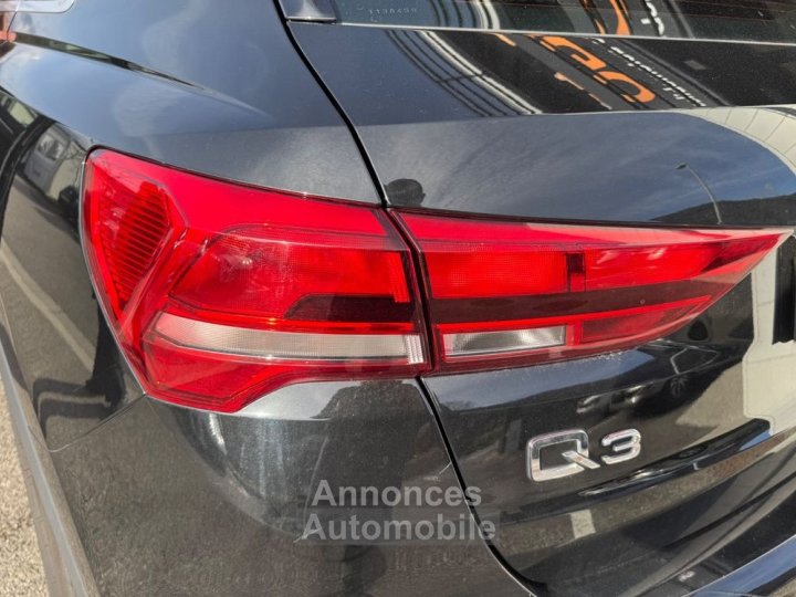 Audi Q3 2l 35 tdi 150ch design apple carplay camera de recul - 29