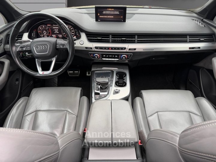 Audi Q7 30 V6 TDI Clean Diesel 272 Tiptronic 8 Quattro 7pl Sline/Affichage t&ecirc;te haute/Attelage &eacute;lectrique/Pack Bose/Garantie 12 mois - 2