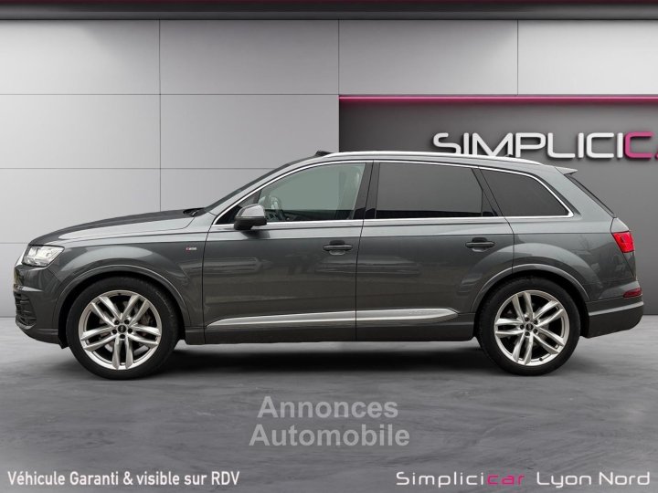 Audi Q7 30 V6 TDI Clean Diesel 272 Tiptronic 8 Quattro 7pl Sline/Affichage t&ecirc;te haute/Attelage &eacute;lectrique/Pack Bose/Garantie 12 mois - 6