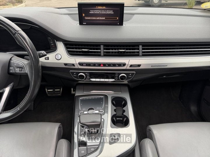 Audi Q7 30 V6 TDI Clean Diesel 272 Tiptronic 8 Quattro 7pl Sline/Affichage t&ecirc;te haute/Attelage &eacute;lectrique/Pack Bose/Garantie 12 mois - 13