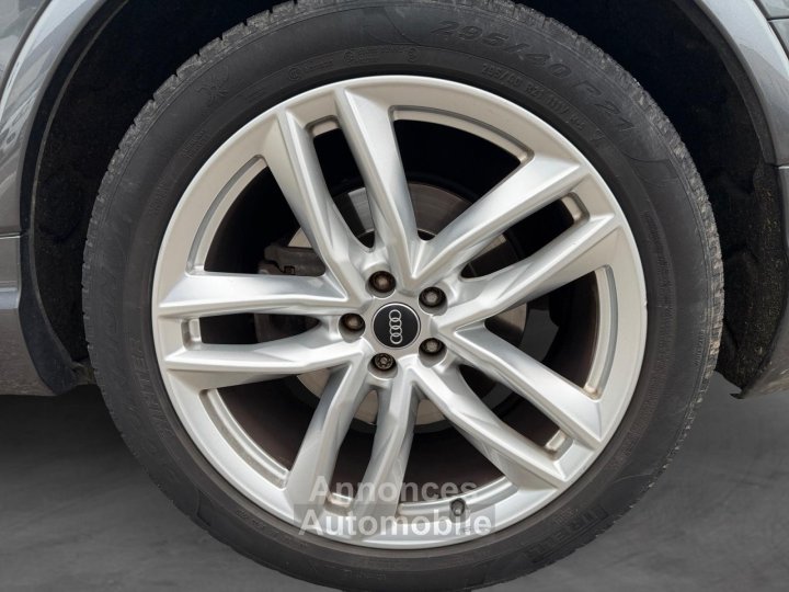 Audi Q7 30 V6 TDI Clean Diesel 272 Tiptronic 8 Quattro 7pl Sline/Affichage t&ecirc;te haute/Attelage &eacute;lectrique/Pack Bose/Garantie 12 mois - 24