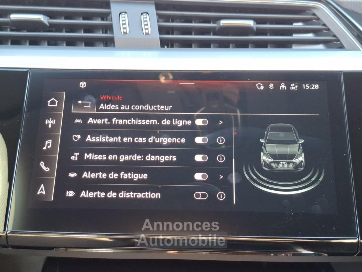 Audi Q8 E-TRON SPORTBACK e-tron Sportback 55 408 ch 114 kWh Quattro S line - 37